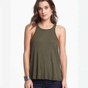 Free People Olive Green Tank Top